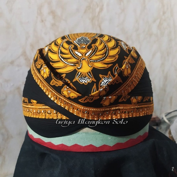 Blangkon Solo Full Batik Tulis