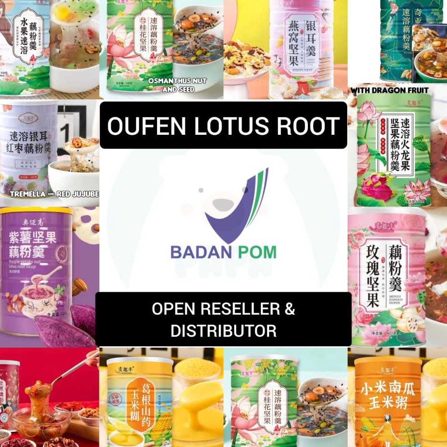 COD NEWPRODUCT Oufen Lotus Root Powder Bubuk Akar Teratai Makanan DIET Healthy FOOD