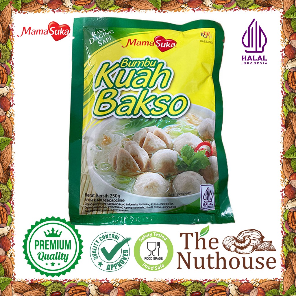 

MamaSuka Bumbu Kaldu Kuah Bakso Rasa Daging Sapi 250gr [HALAL]