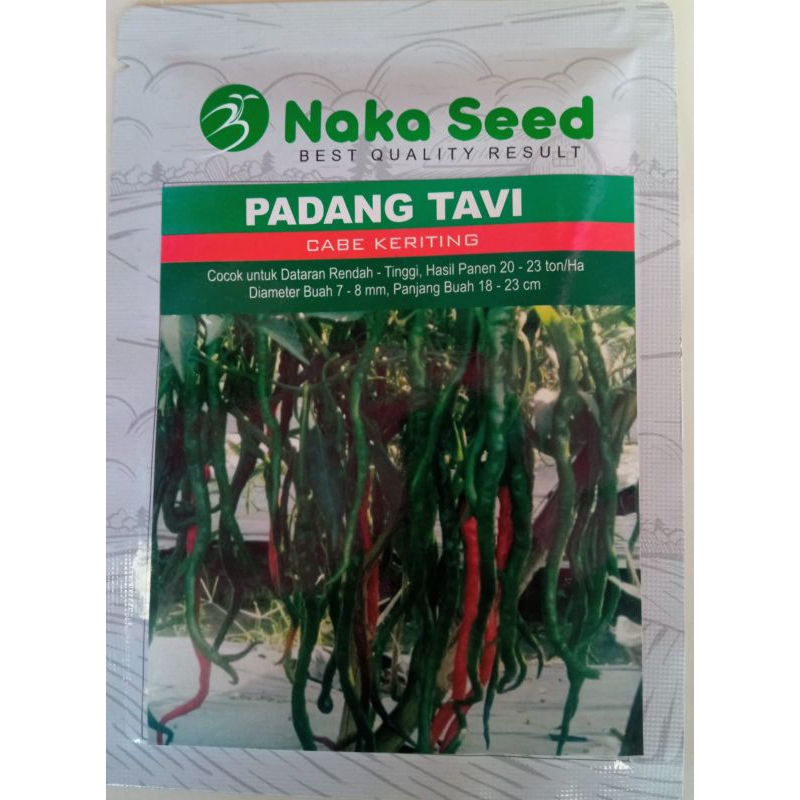 Bibit Benih Cabe Keriting Padang Tavi Naka Seed Murah