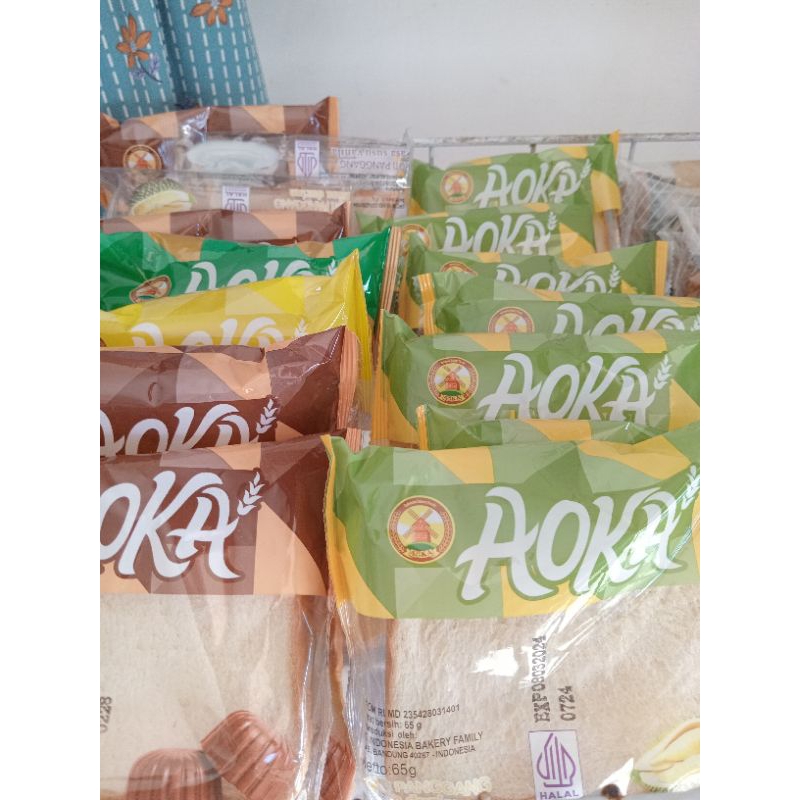 Aoka Roti Lembut Enak Banget bikin nagih banyak varian Rasa