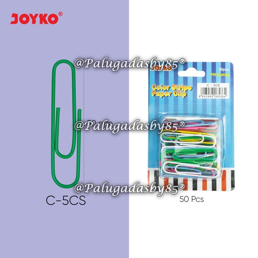 

(1 Set) GABUNGAN Paper Clip JOYKO C-5CS C-3100 Warna / Penjepit Kertas Joyko C-3100 / Klip Joyko C-3100 / Paper Clip Joyko No.5 Silver / Joyko C3100 / Joyko C 3100