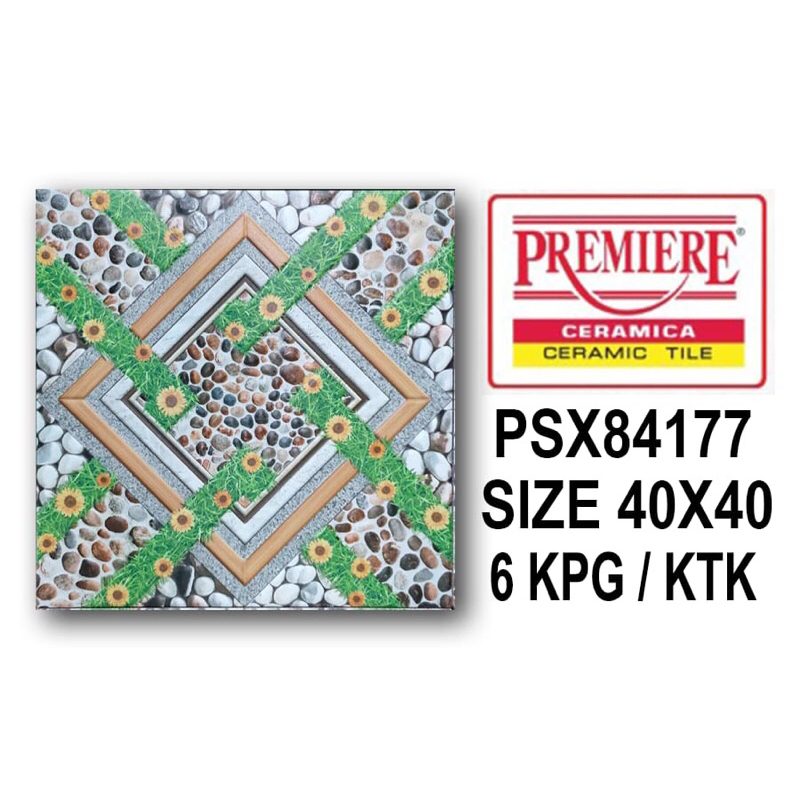 Keramik Carport | Keramik Teras | Keramik Garasi Ukuran 40x40 PSX84177