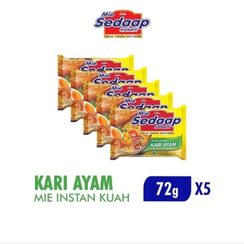 

Mie Sedap Kari Ayam Isi 5