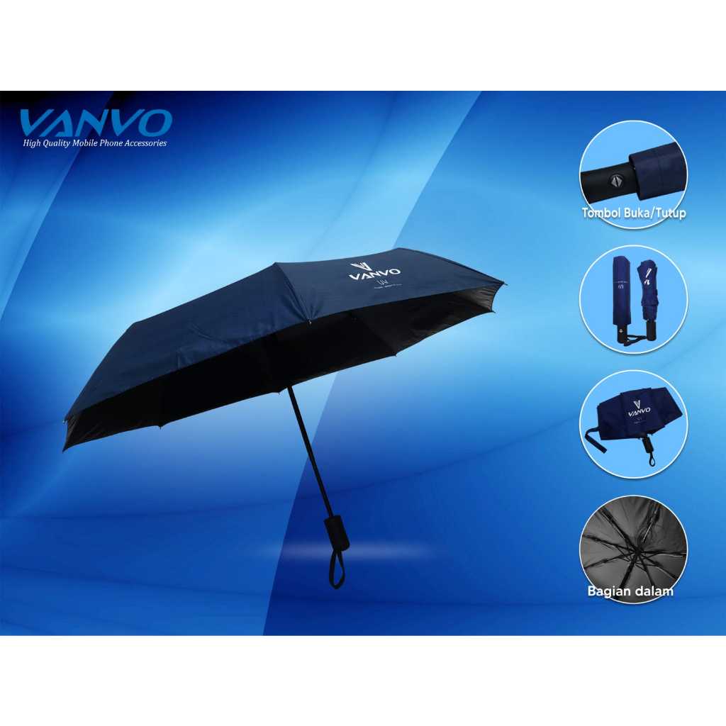 Payung Lipat Otomatis dan Payung Anti UV motif buah