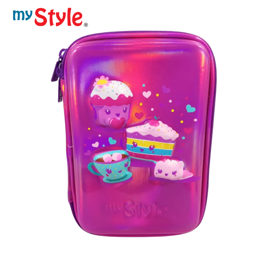 

My Style TM 2265 Tea Time Party Hardtop Pencil Case - Tempat Pensil Multifungsi 3D Karakter Anak Perempuan