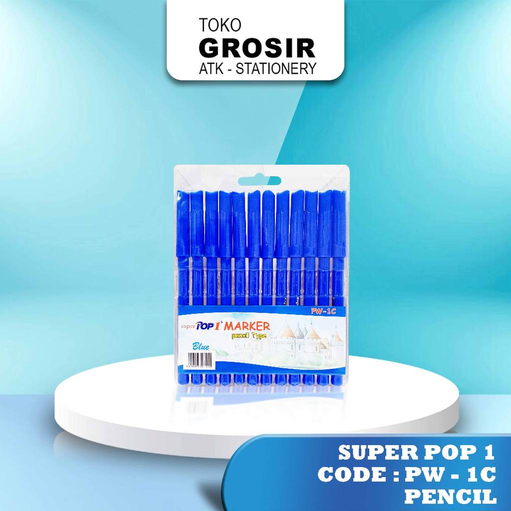 

Super Pop 1 - Marker Pencil Type Blue - PW 1C