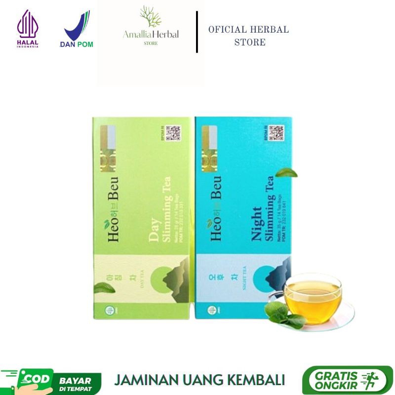 

Heo Beu Slimming Tea - Teh Heo Beu Korea Original - 1 Paket Telah Heo Beu Slimming Tea BPOM Original