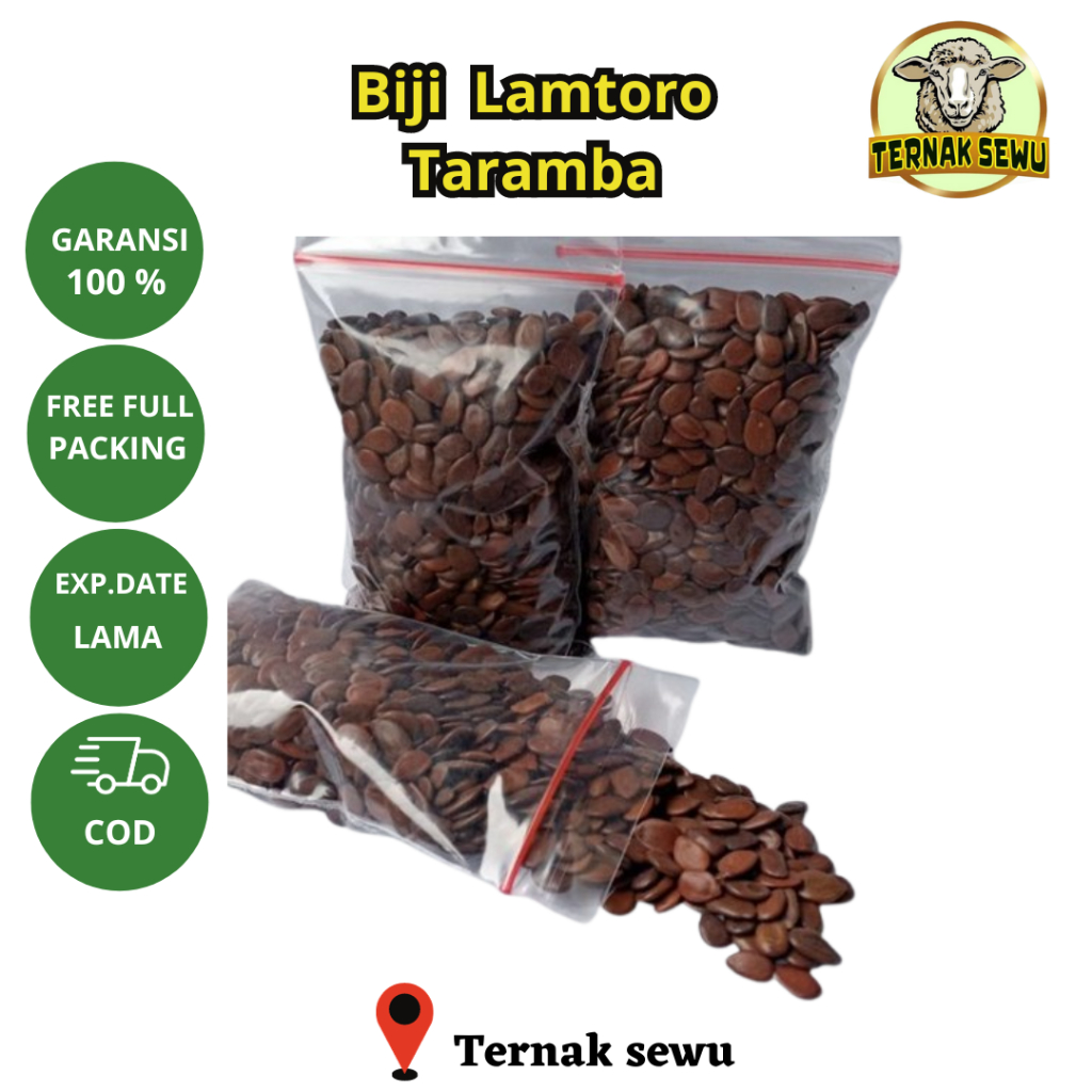 BENIH LAMTORO TARAMBA SUPER - hijauan pakan ternak sumber protein - BIJI LAMTORO 50 gr