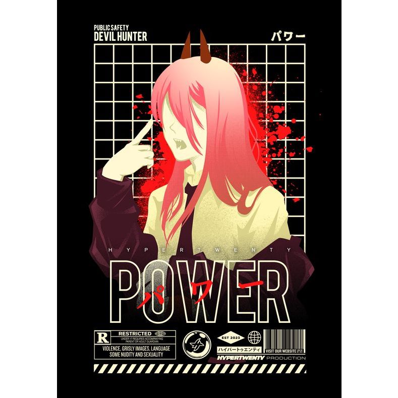 

SABLON DTF STIKER TINGGAL SETRIKA MUDAH DAN PRAKTIS BISA SATUAN - POWER DEVIL HUNTER CHAINSAWMAN