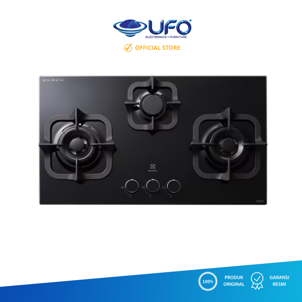 Electrolux Kompor Gas Tanam 3 Tungku EGT7838CK