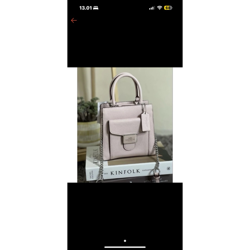 Coach Mini pepper crossbody ice pink