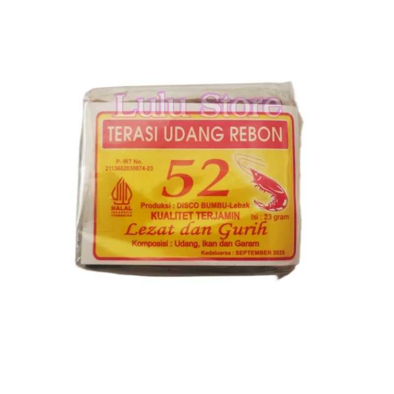 

TERASI UDANG CAP LIMA DUA 52 Kecil