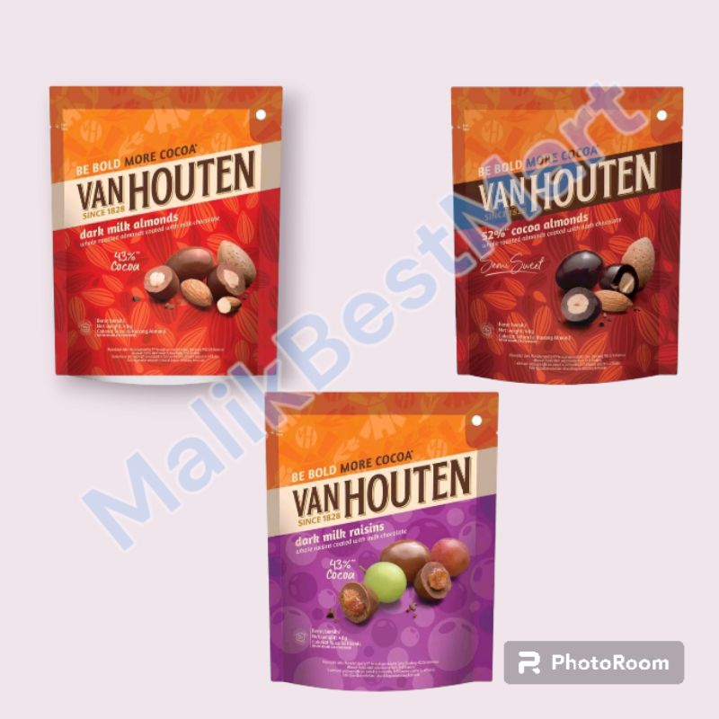 

Van Houten Dark Milk Cokelat Dragees 40gr BARU