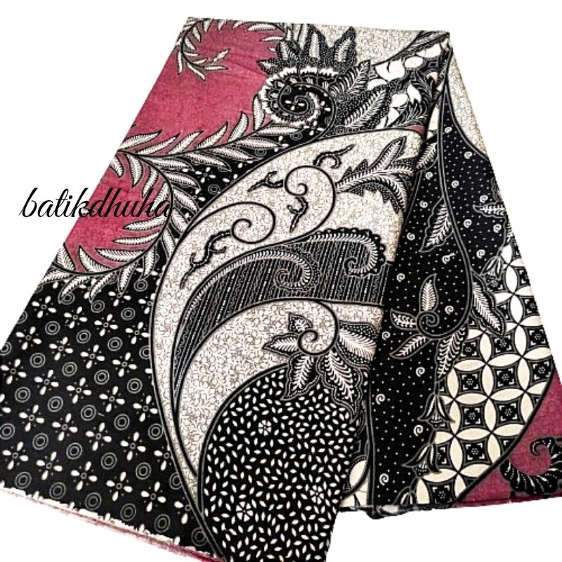 KAIN BATIK PRINT HALUS WARNA PINK DUSTY FUSHIA BATIK BRIDESMAID DUSTY PINK