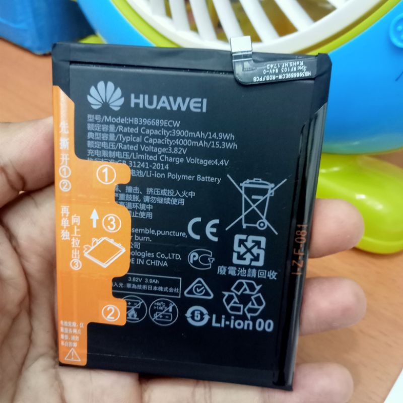 Batre Baterai Huawei y7 prime HB396689ECW ORI Battery Y7 Prime