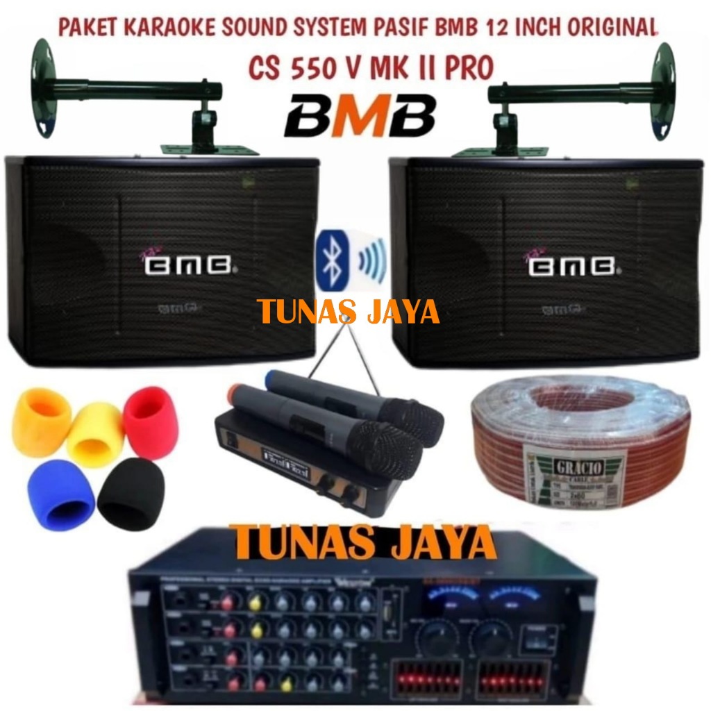 paket karaokey BMB 12 inch cs 550 v MK II pro CS 550V MKII PRO cs550vmkII pro BMB original