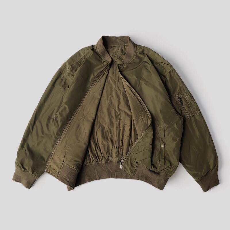 GU Uniqlo Bomber Jacket Reversible