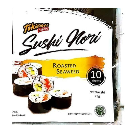 

NORI 10 sheet Yaki Nori Sushi Halal MUI roasted seaweed kemasan pabrik