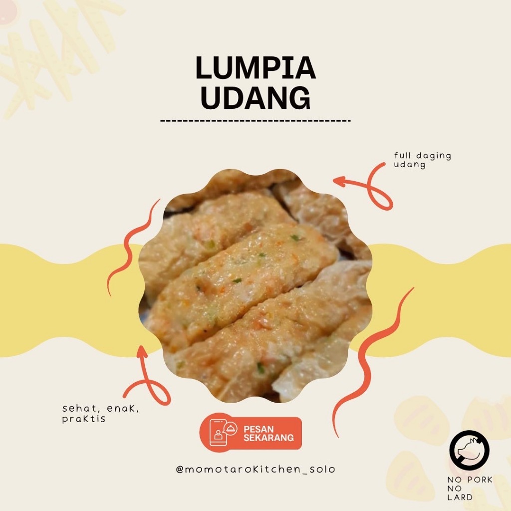 

Momotaro Lumpia Udang / Bento / Homemade / Non Msg Non Pengawet / Momotaro Kitchen