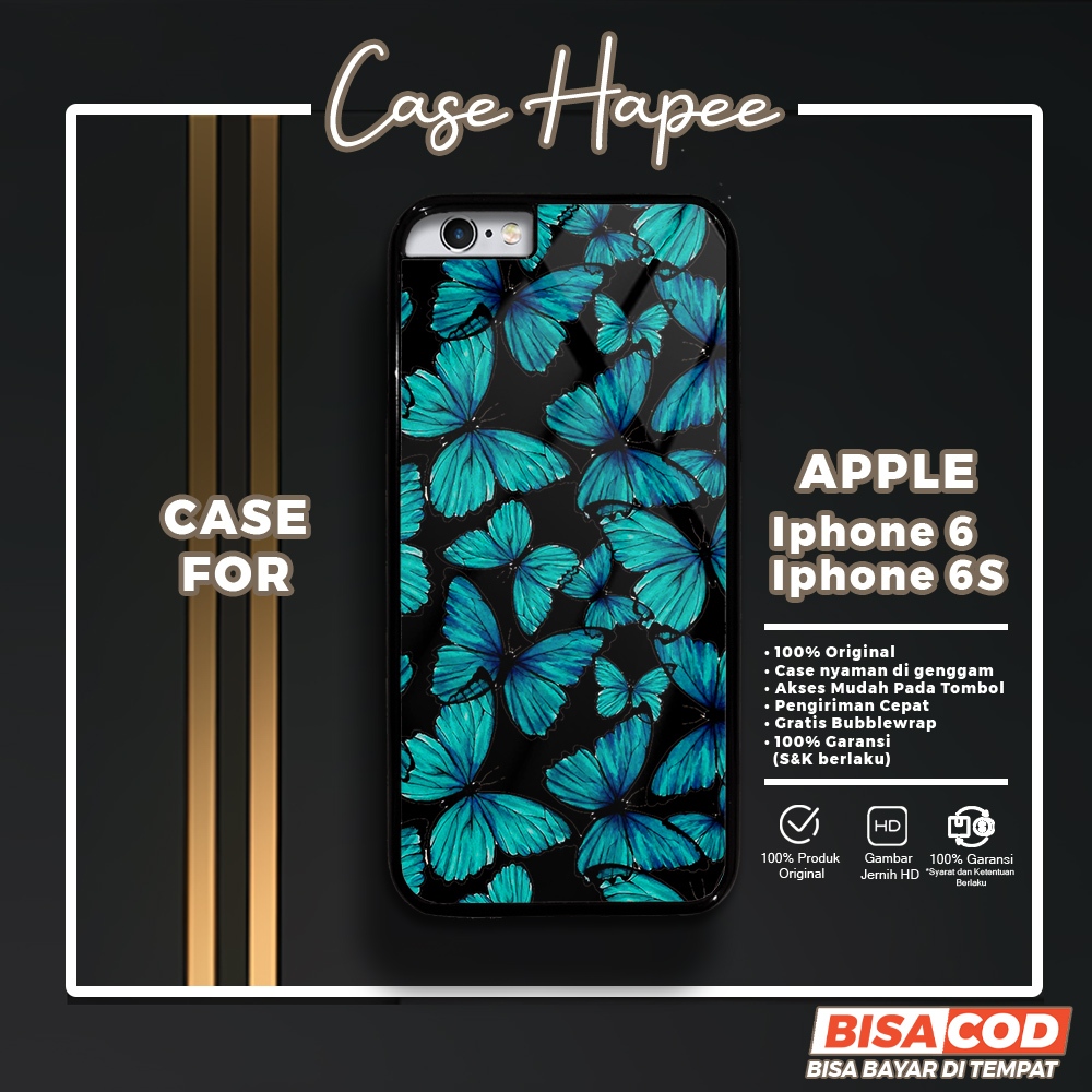 Case Iphone 6 6s Casing Iphone 6 6s [BTFY] Casehapee Case Glossy Case Aesthetic Custom Case Premium 