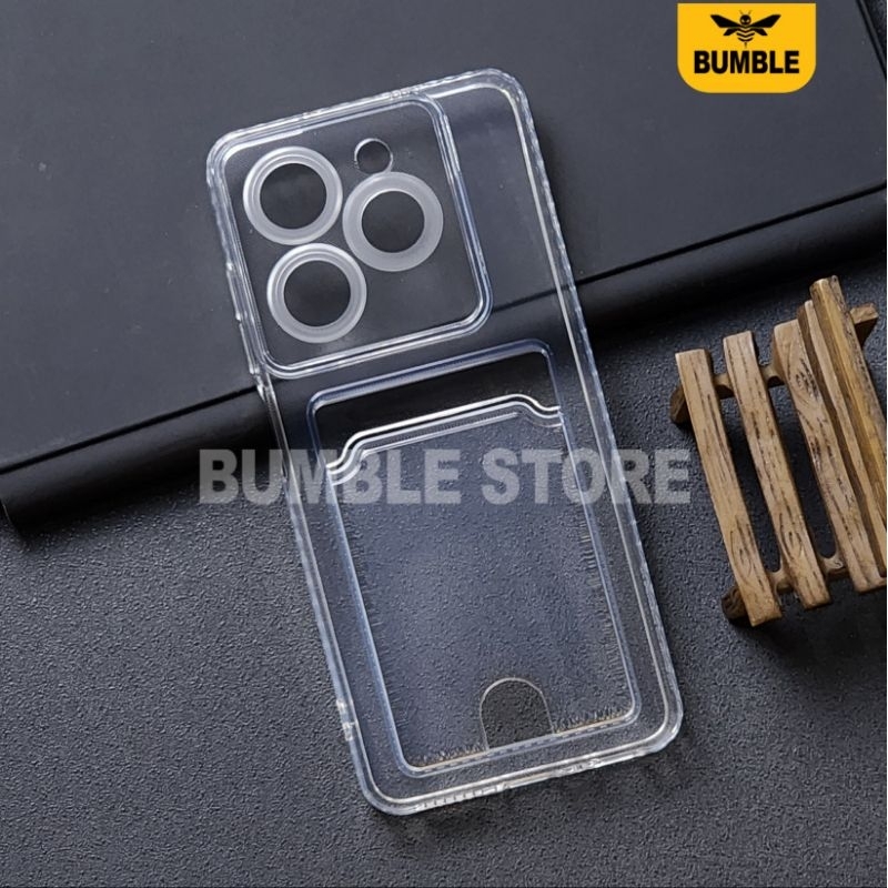 Tecno Spark 20 Tecno Spark 20C Tecno Spark 10 Tecno Spark 10C Softcase Clear Card Case Bening Slot K