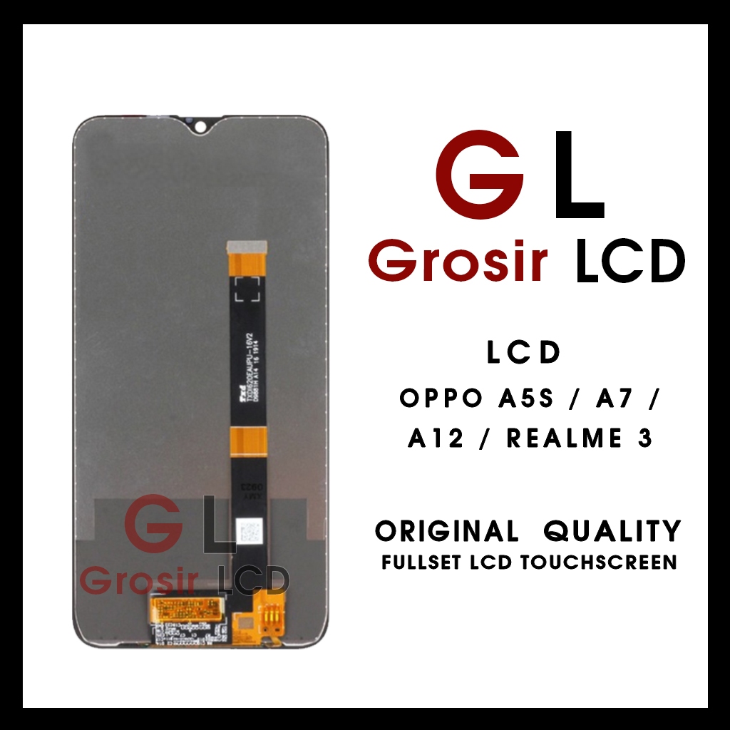 Grosir LCD Oppo A5S / LCD Oppo A7 / LCD Oppo A12 / LCD Realme 3 ORIGINAL Fullset Touchscreen Garansi 1 Bulan