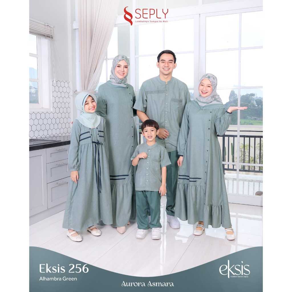 EKSIS 256 ALHAMBRA GREEN KASEO 206, MEYRA 218, KLIKO 146, SELIA 143 FAMILY WEAR, PARTY DRESS, SERAGA