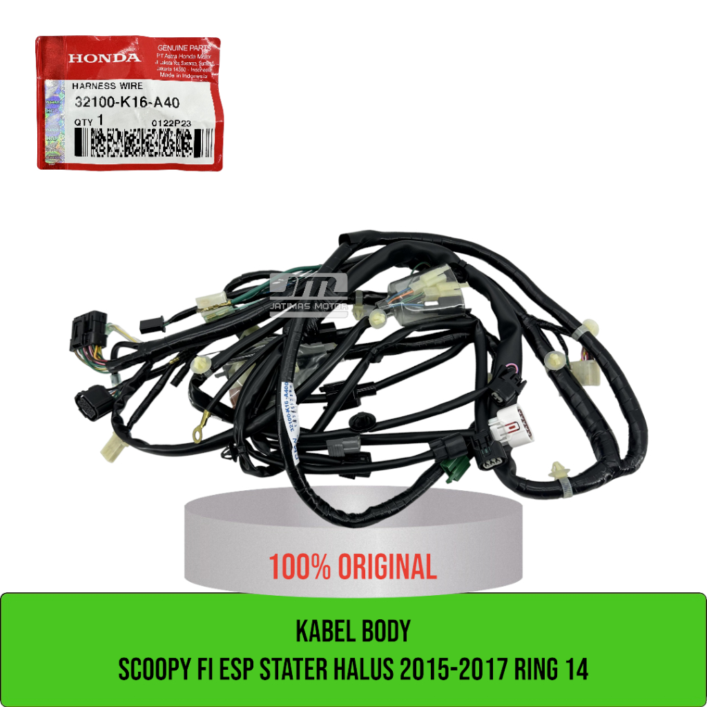 Kabel body scoopy fi esp stater halus ring 14 32100-K16-A40
