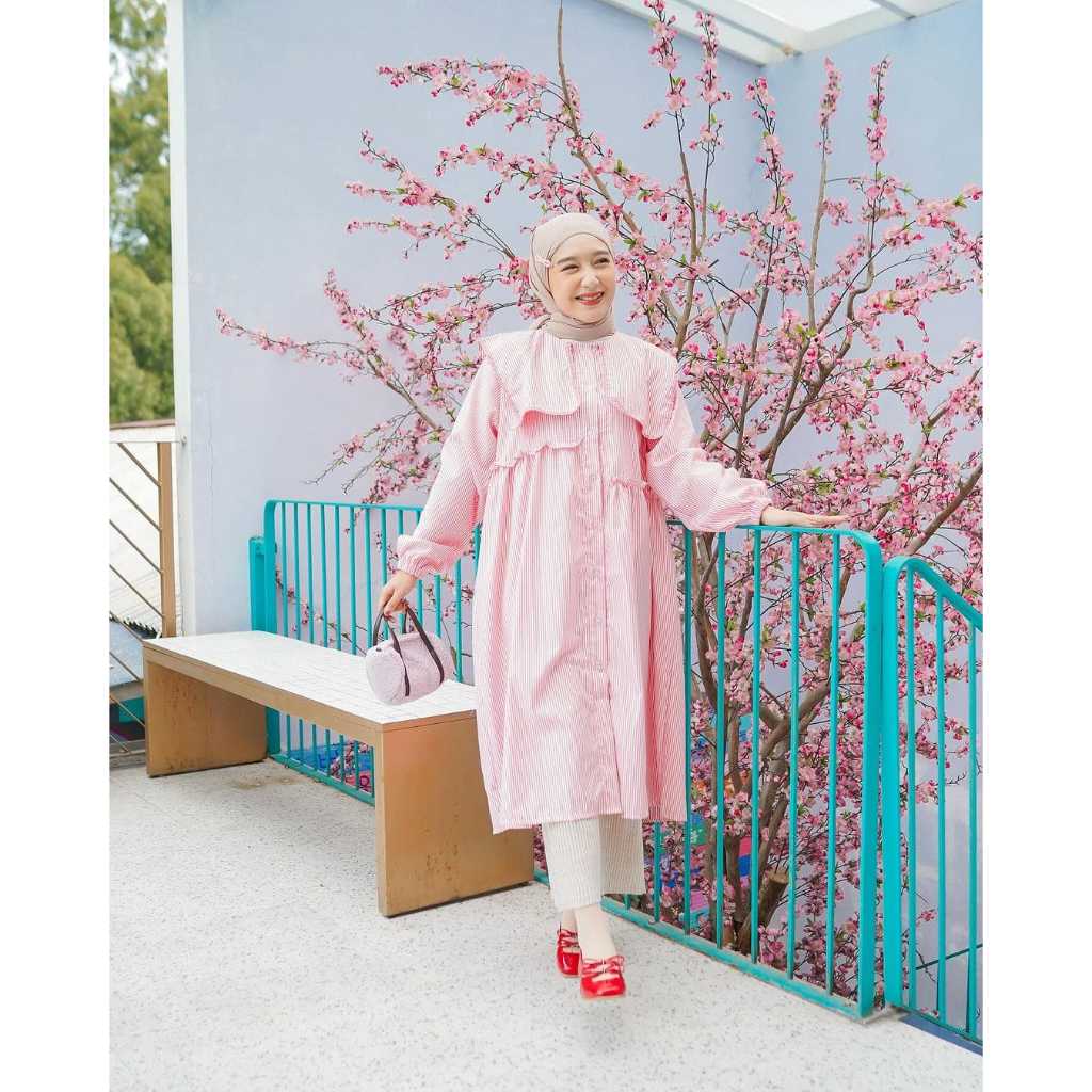 Zeyaa Tunik Atasan Wanita Korean Style Katun Jepang