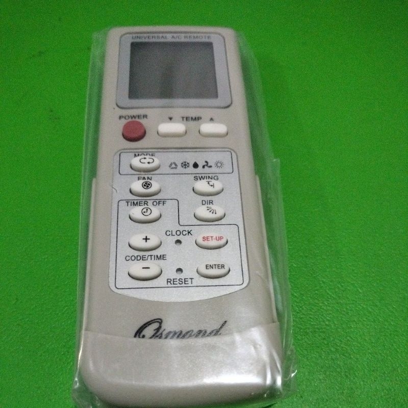 Remote Ac Osmond Accurate Clock Display Special Timer On/Off Memory Code
