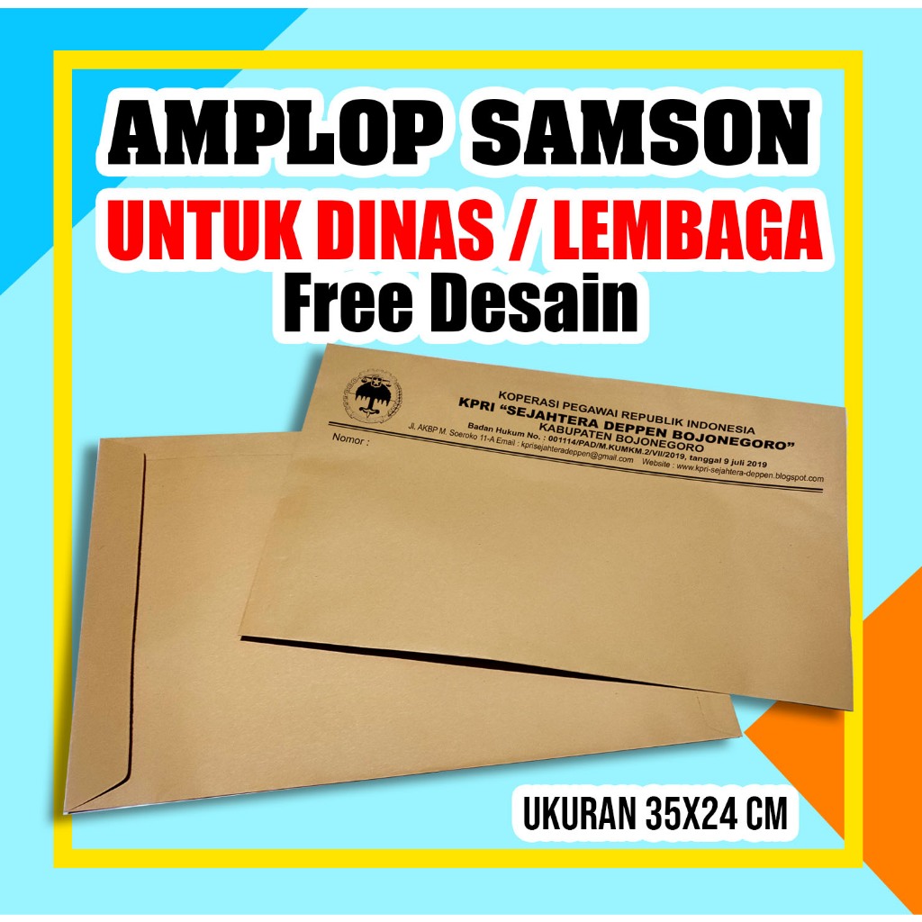 

CETAK AMPLOP COKLAT F4