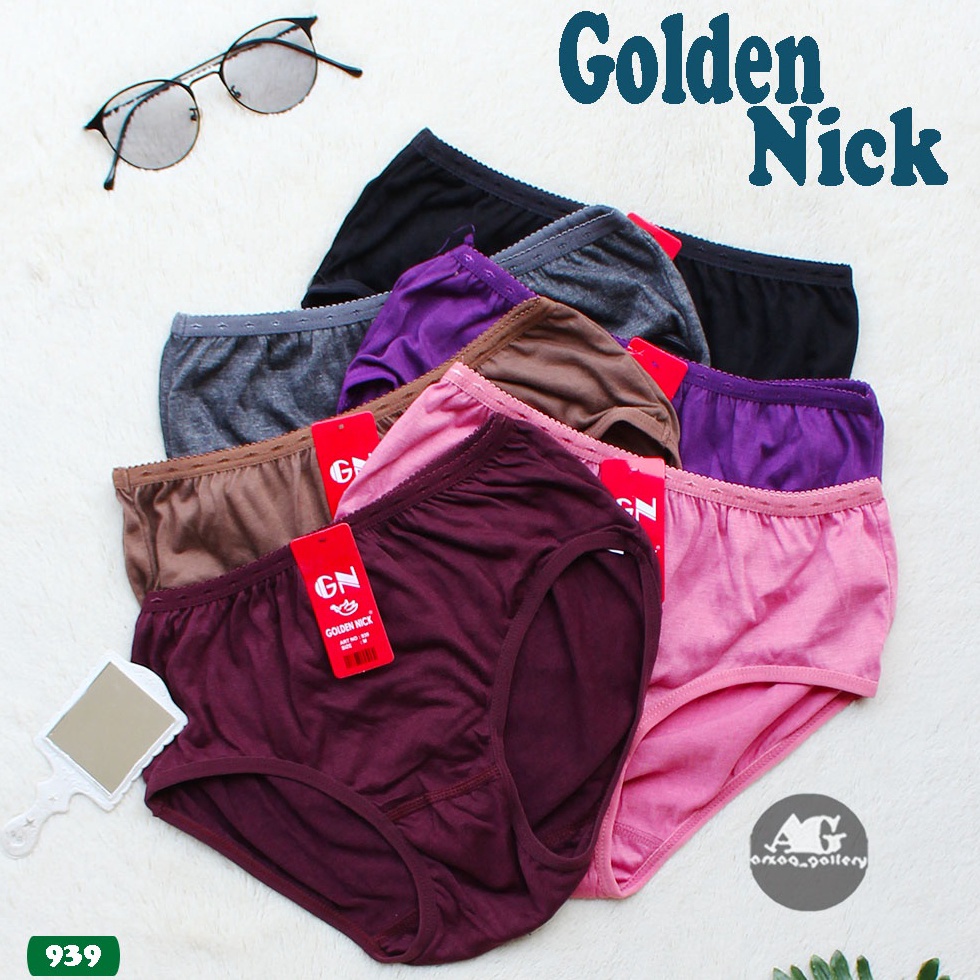 Grosir 6 Pcs  Celana Dalam Wanita  Celana Dalam Golden Nick  Golden Nick 939  Cd Wanita  Golden Nick