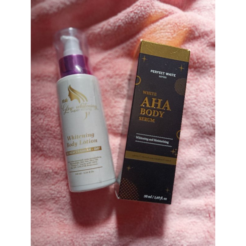 Hb na glow day dan White AHA body SERUM