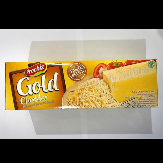 

KEJU CHEDDAR CHEESE PROCHIZ GOLD 8x2kg - PER DUS / KARTON