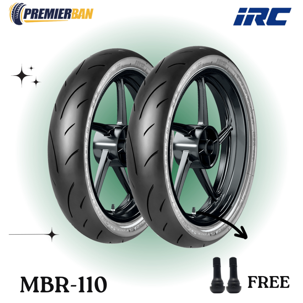 PAKET BAN MOTOR IRC MBR-110 110/80-14 & 140/70-14 SOFT COMPOUND AEROX