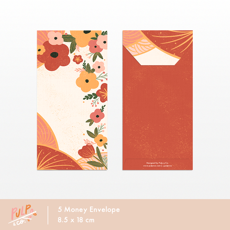 

Pulp & Co. Envelope | Amplop Imlek | Blossom (5 Pcs)