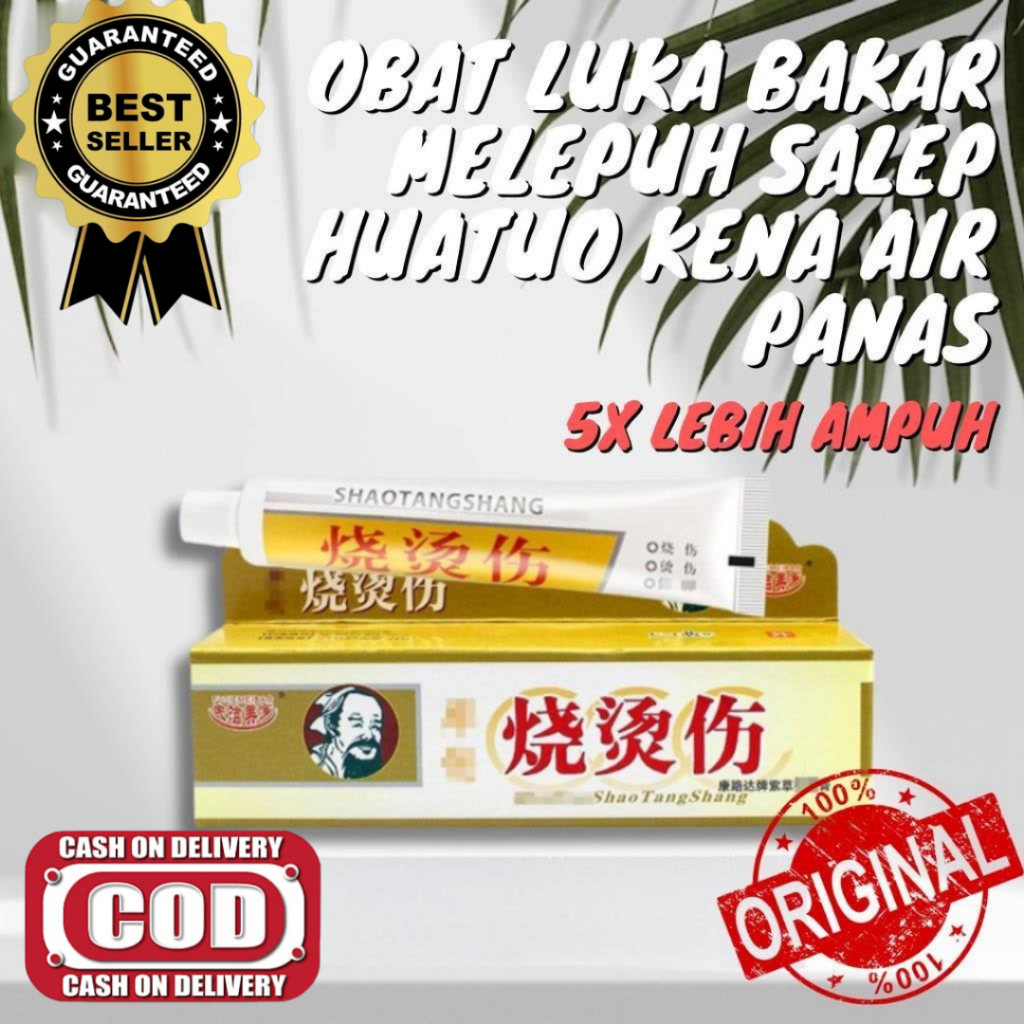 @RAJASTORE933 Salep Luka Bakar Hua Tuo Shao Tang Shang - Salep Kuning - Salep Cina
