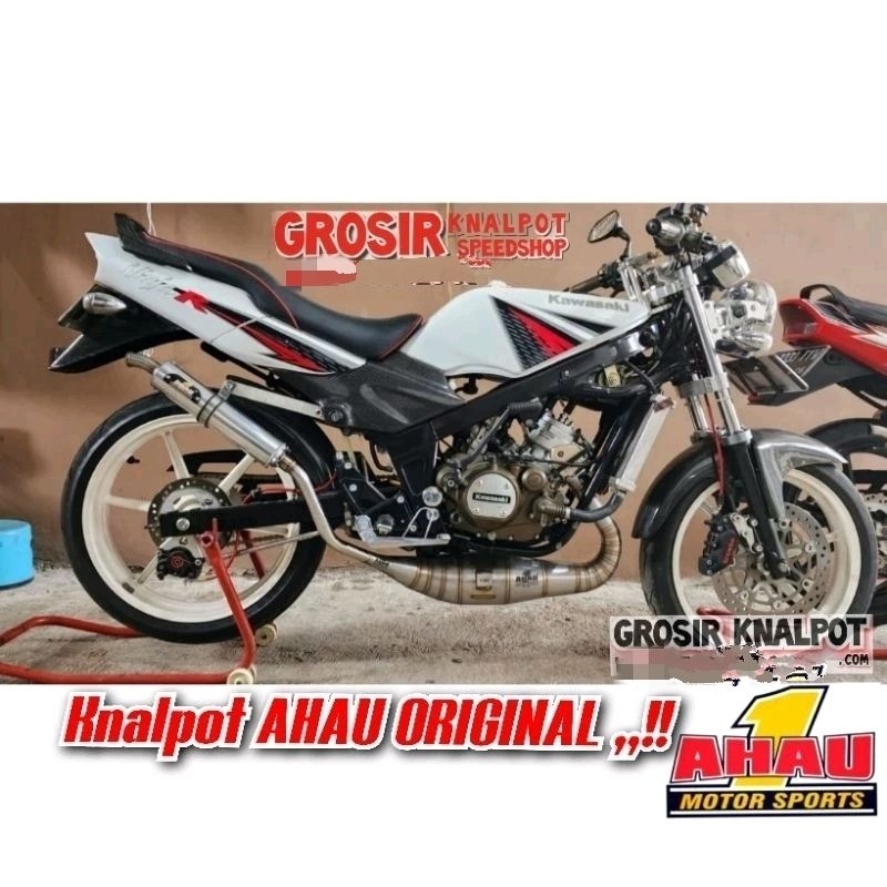 NEW Knalpot AHAU one Ahau1 Original Stainles Model Super Cobra & standar NonCobra Kawasaki Ninja RR 