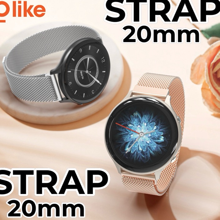 Banyak Peminat OLIKE Tali jam 2mm Rantai Pasir Strap FW1 Milanese Magnet