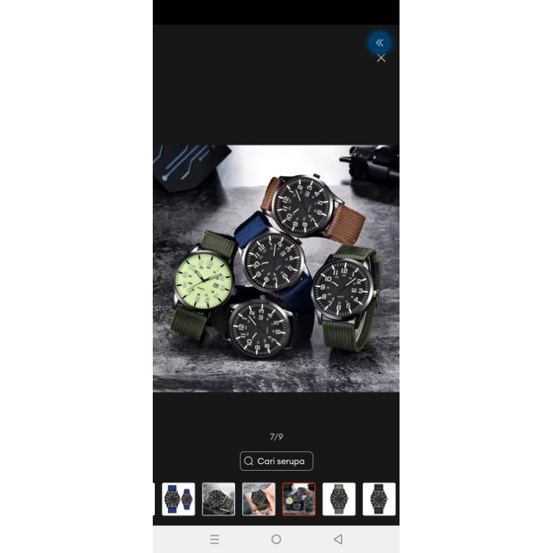 AXNAT JAM TANGAN ANALOG PRIA WANITA BAHAN TALI KAIN KANVAS FASHION NYLON GROSIR CASUAL SPORT SA020