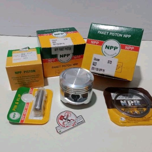 PISTON KIT SEHER SET RING KAWASAKI KAZE R STD 25 50 75 100 (53/53,25/53,5/53,75/54 MM)PEN 13 NPP STA