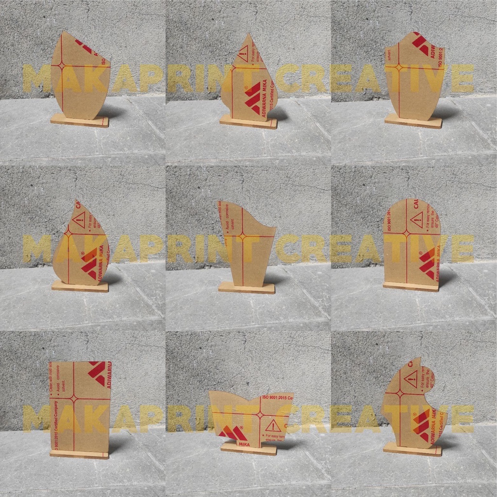 plakat polos akrilik , vandel akrilik polos, plakat wisuda, dilengkapi tatakan tebal 3mm