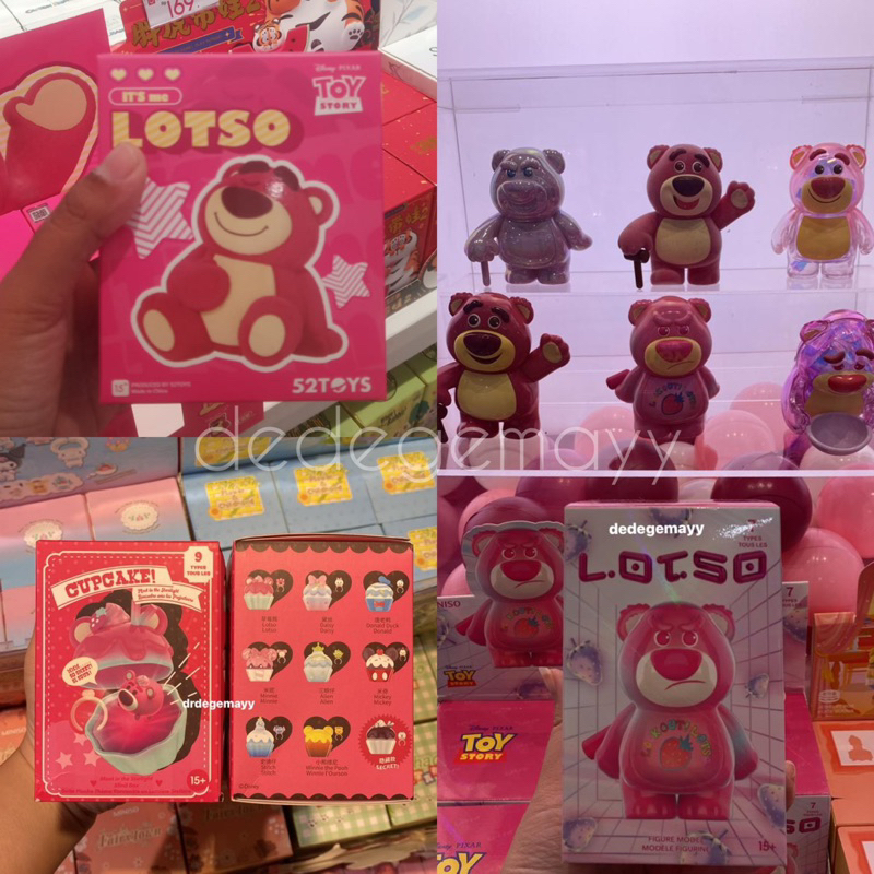 Miniso x Lotso - Blind Box Figure Lotso Its Me / Kotak Buta Random Lotso Series
