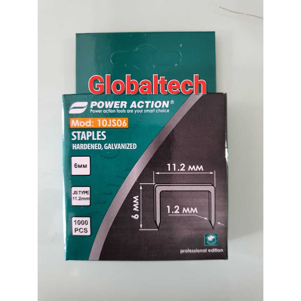 

POWER ACTION ISI STAPLE ISI STAPLES REFILL STAPLER 6MM 8MM ISI 1000PCS