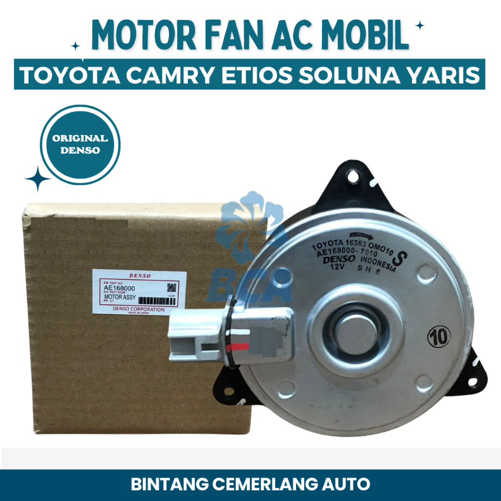 MOTOR FAN AC Mobil Toyota Camry Etios Soluna Yaris ORIGINAL DENSO