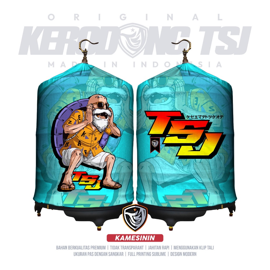 Kerodong Murai Kamesinin No.2 Full Printing Kerodong TSJ