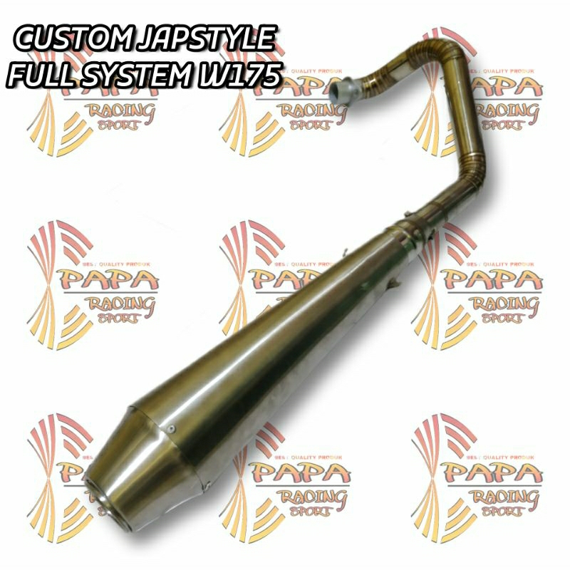 Knalpot Custom Japstyle Fullsystem Kawasaki W175