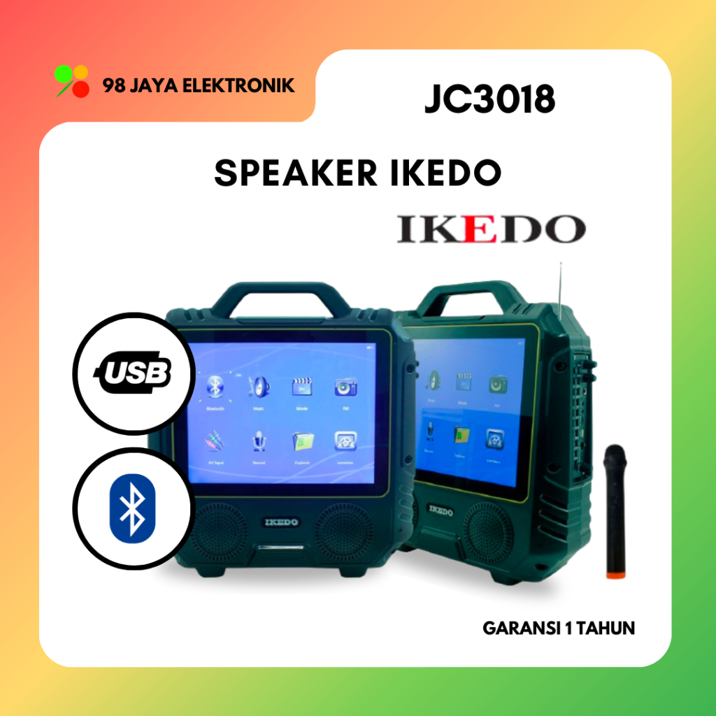 IKEDO MOBILE VIDEO KARAOKE JC-3018