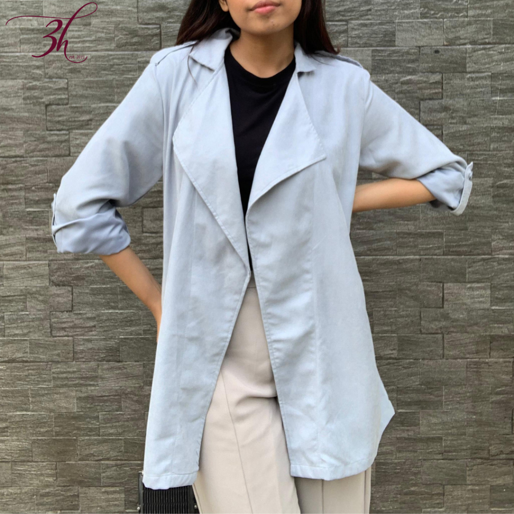 3H Irene Outer Wanita Lengan Panjang Casual Long Sleeve Outfit Korean MI.07